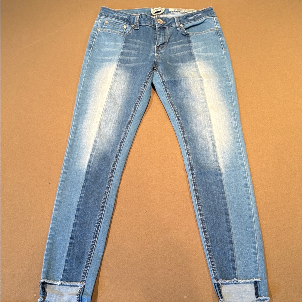 Indigo Women’s Two-Tone Blue Skinny Jeans